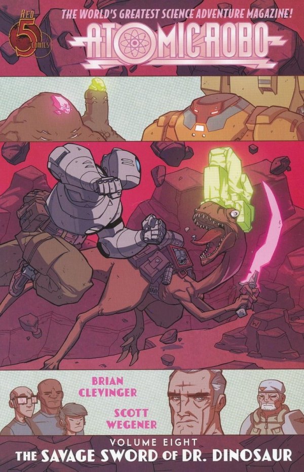 ATOMIC ROBO VOL 08 AND THE SAVAGE SWORD OF DR DINOSAUR TP [9780986898563]