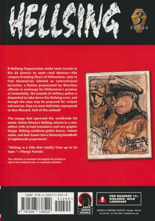 HELLSING VOL 03 TP [9781506738529]