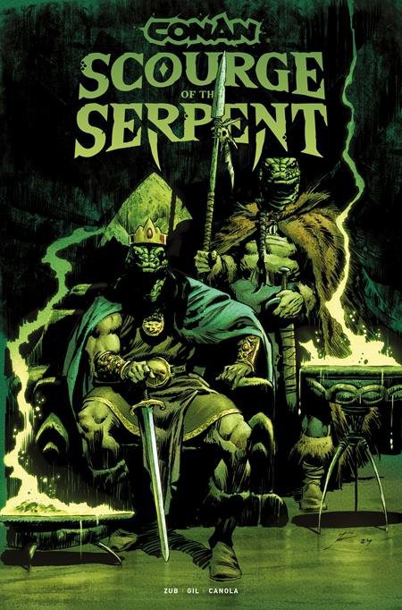 CONAN THE BARBARIAN SCOURGE OF THE SERPENT #1 CVR G ROBERTO DE LA TORRE GLOW IN THE DARK VAR [65946038031500171]