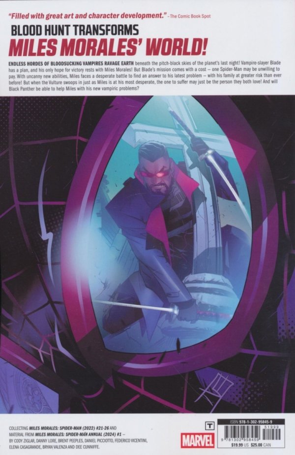 MILES MORALES SPIDER-MAN VOL 05 BLOOD HUNT TP [9781302958459]