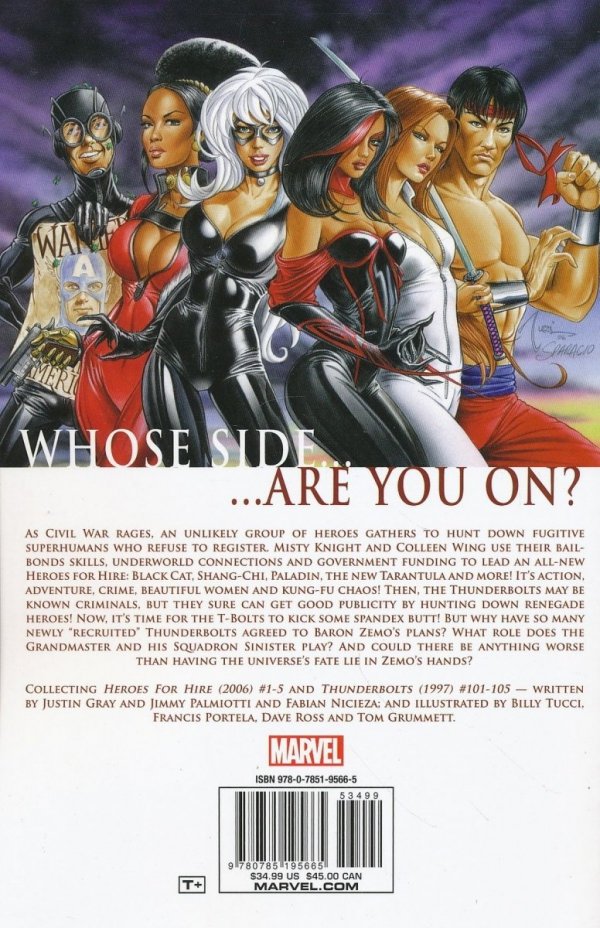 CIVIL WAR HEROES FOR HIRE THUNDERBOLTS TP [9780785195665] **promocja TOMY**