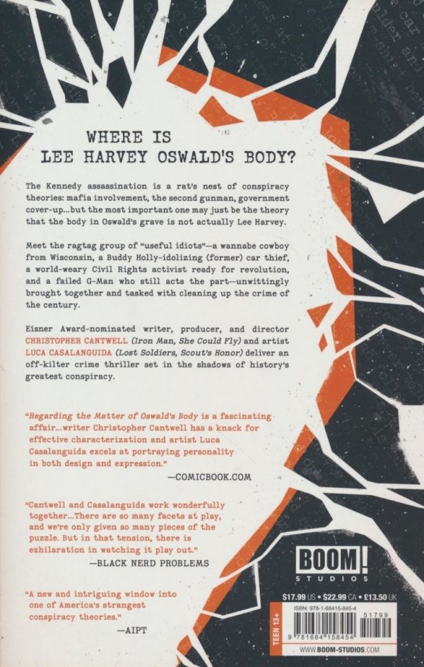 REGARDING MATTER OF OSWALDS BODY TP [9781684158454]