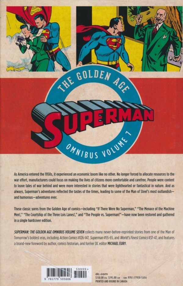 SUPERMAN THE GOLDEN AGE OMNIBUS VOL 07 HC [9781779505606] **promocja TOMY**