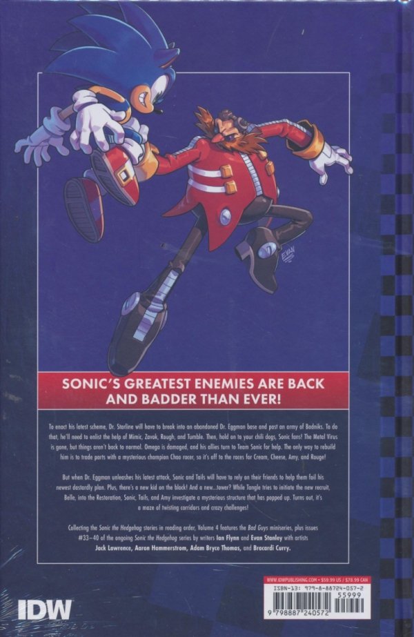 SONIC THE HEDGEHOG THE IDW COLLECTION VOL 04 HC [9798887240572]