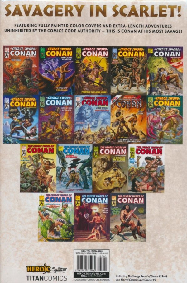 SAVAGE SWORD OF CONAN THE ORIGINAL COMICS OMNIBUS VOL 03 HC [VARIANT] [9781787744080] **OFERTA SPECJALNA**