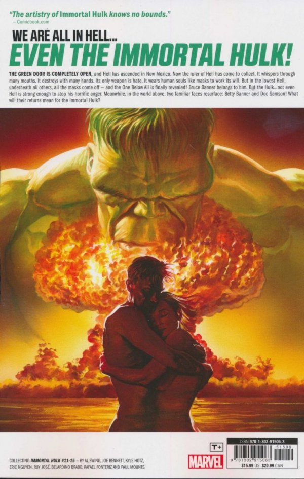 IMMORTAL HULK VOL 03 HULK IN HELL TP [9781302915063]