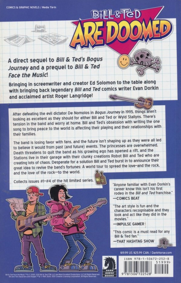 BILL AND TED ARE DOOMED TP [9781506722528]