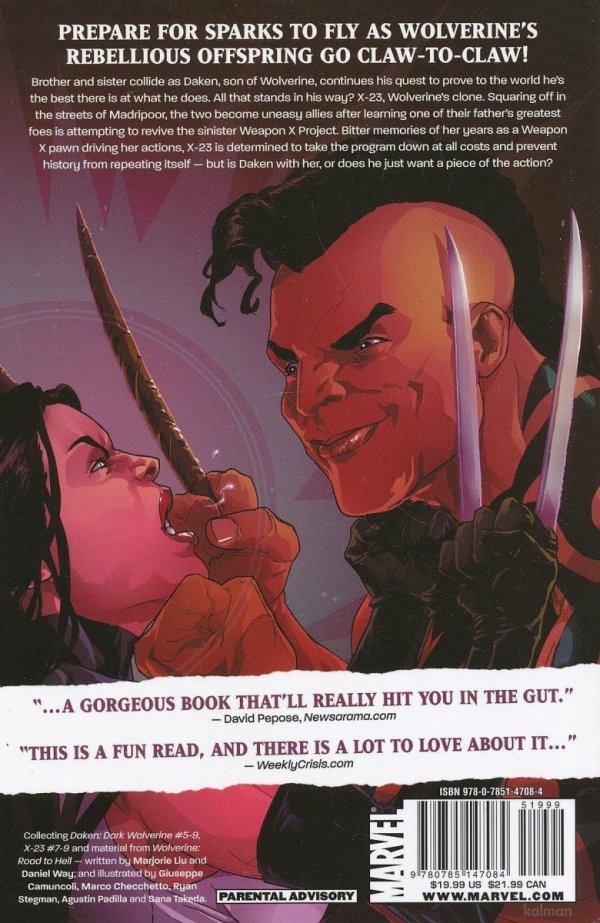 DAKEN X-23 COLLISION TP [9780785147084] **OFERTA SPECJALNA**