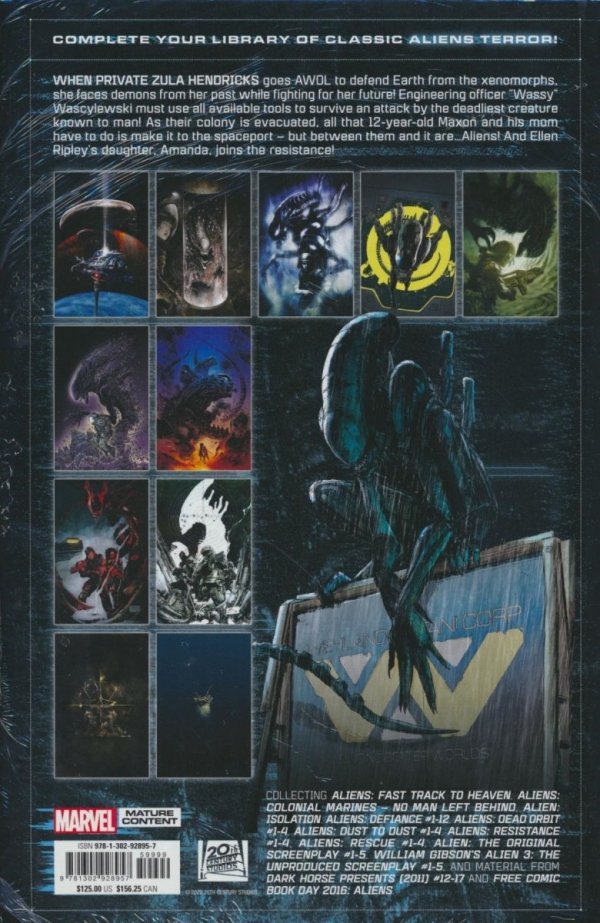 ALIENS THE ORIGINAL YEARS OMNIBUS VOL 04 HC [VARIANT] [9781302928957] **promocja TOMY**