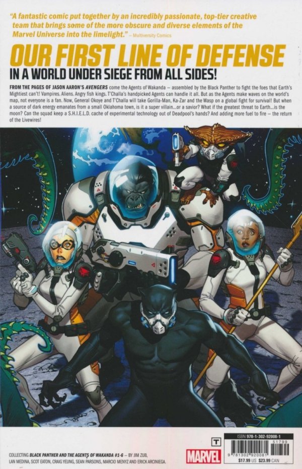 BLACK PANTHER AND THE AGENTS OF WAKANDA VOL 01 EYE OF THE STORM TP [9781302920081] **promocja TOMY**