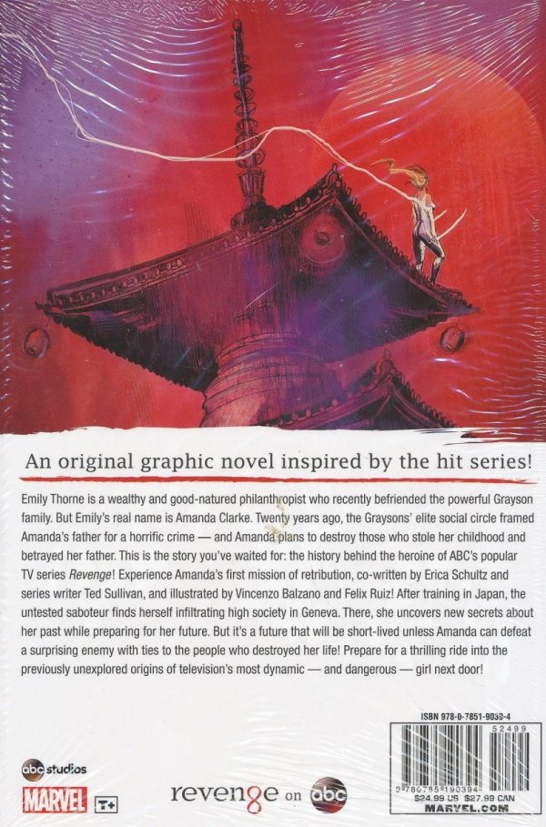REVENGE THE SECRET ORIGIN OF EMILY THORNE HC [9780785190394]