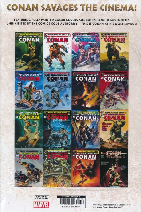 SAVAGE SWORD OF CONAN THE ORIGINAL MARVEL YEARS OMNIBUS VOL 06 HC [STANDARD] [9781302926946] **promocja TOMY**