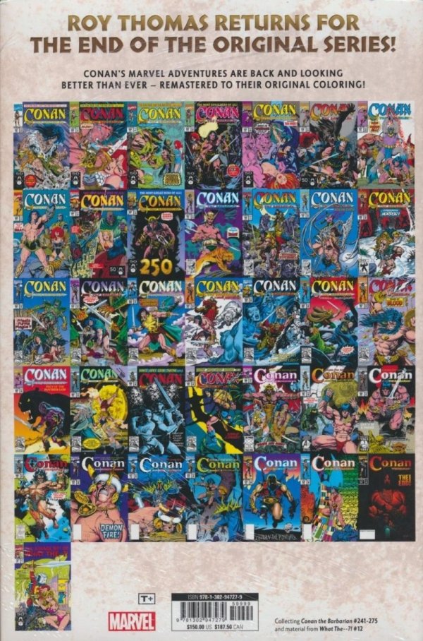 CONAN THE BARBARIAN THE ORIGINAL MARVEL YEARS OMNIBUS VOL 10 HC [STANDARD] [9781302947279] **OFERTA SPECJALNA**