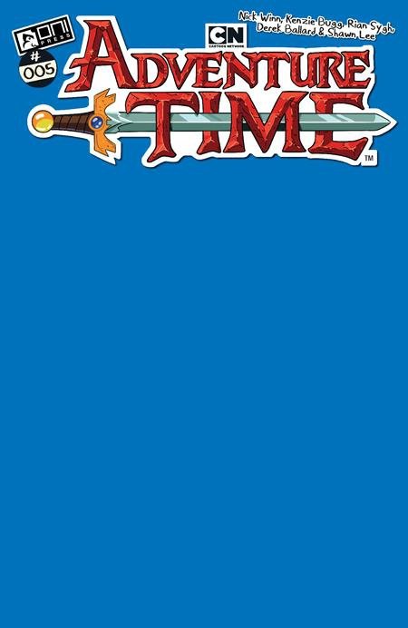 ADVENTURE TIME #5 CVR C ICE KING BLUE BLANK SKETCH VAR [64985600832900531]