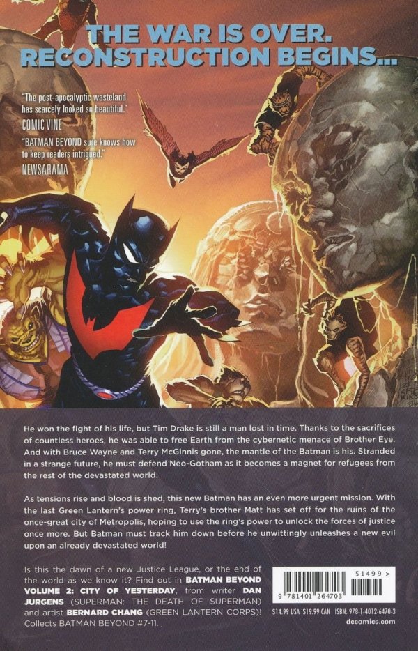 BATMAN BEYOND VOL 02 CITY OF YESTERYDAY TP [9781401264703] **promocja TOMY**