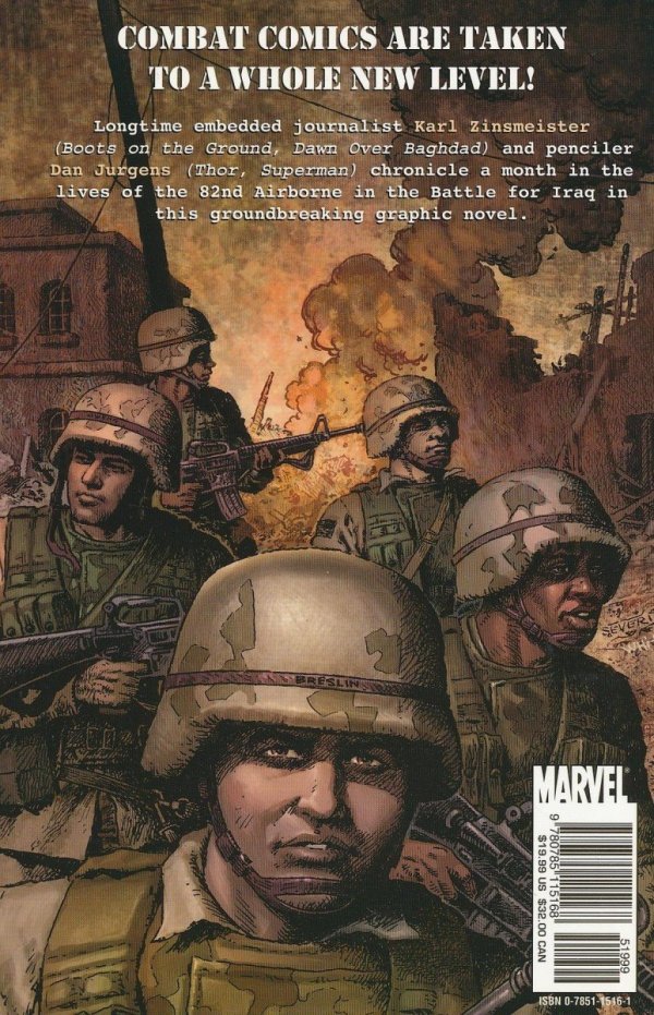 COMBAT ZONE TRUE TALES OF GIS IN IRAQ TP [9780785115168] **promocja TOMY**