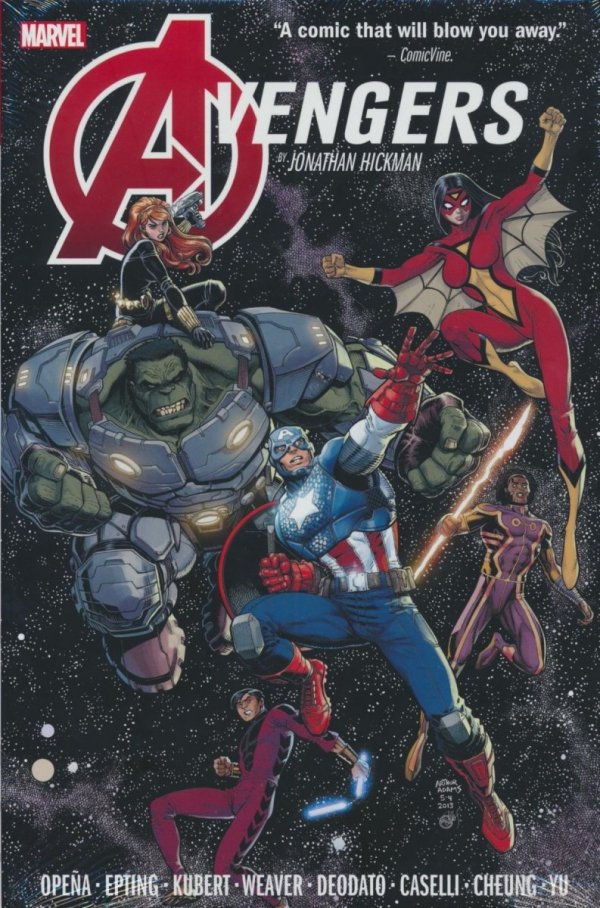 AVENGERS BY JONATHAN HICKMAN OMNIBUS VOL 01 HC [VARIANT] [9781302945480] **promocja TOMY**