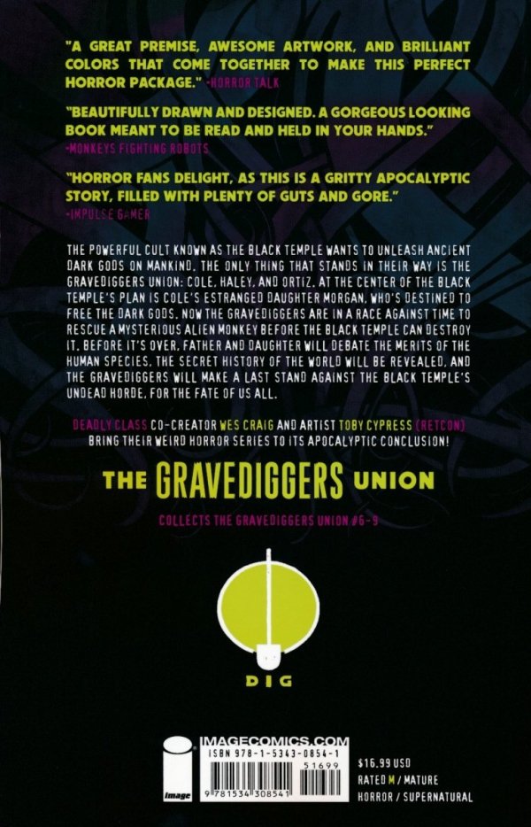 GRAVEDIGGERS UNION VOL 02 TP [9781534308541]