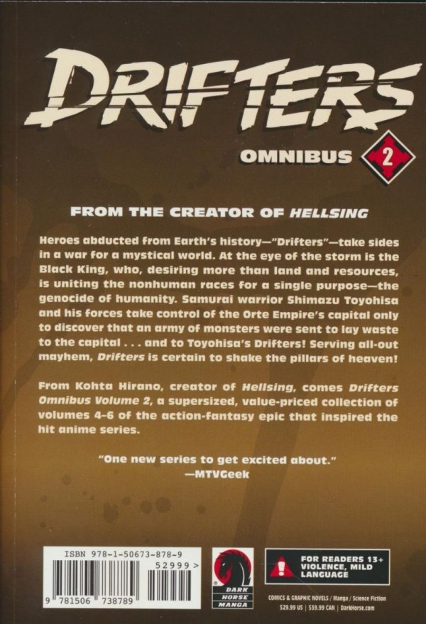 DRIFTERS OMNIBUS VOL 02 TP [9781506738789]