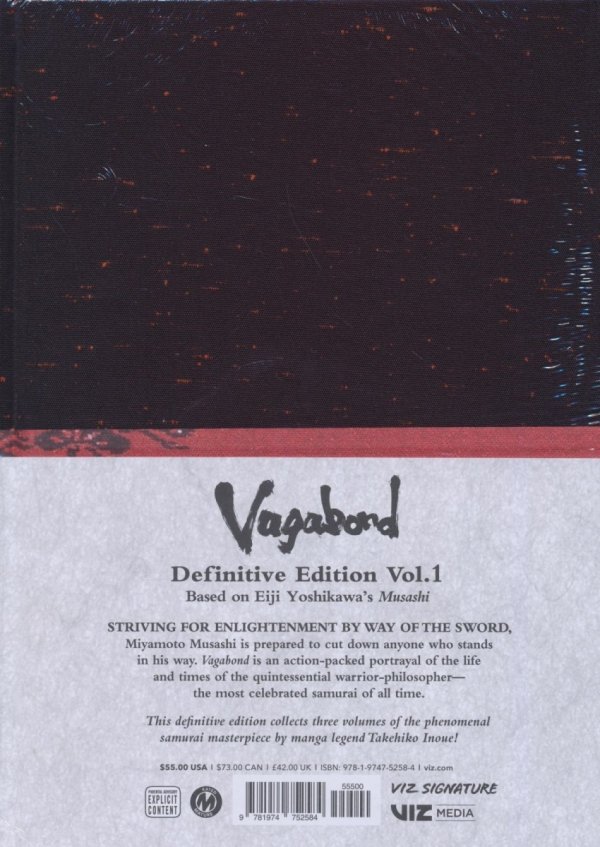 VAGABOND DEFINITIVE EDITION VOL 01 HC [9781974752584] **promocja TOMY**