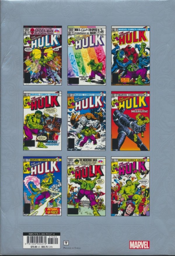 MARVEL MASTERWORKS THE INCREDIBLE HULK VOL 18 HC [STANDARD] [9781302955274]