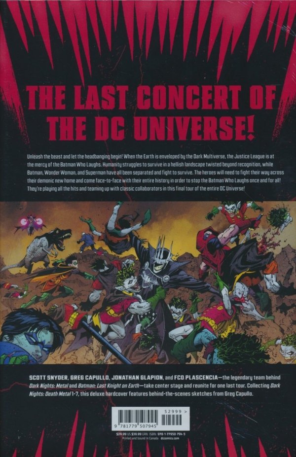 DARK NIGHTS DEATH METAL DELUXE EDITION HC [9781779507945] **promocja TOMY**