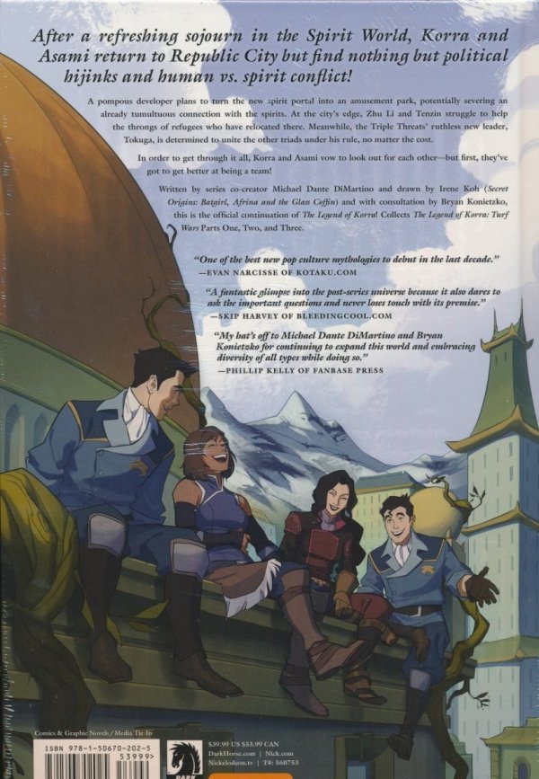 LEGEND OF KORRA TURF WARS LIBRARY EDITION HC [9781506702025] **promocja TOMY**