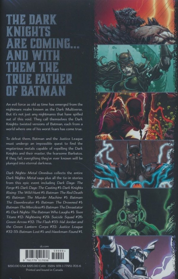 DARK NIGHTS METAL OMNIBUS HC [STANDARD] [9781779517036] **promocja TOMY**