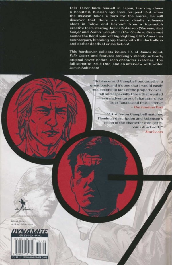 JAMES BOND FELIX LEITER HC [9781524104702]