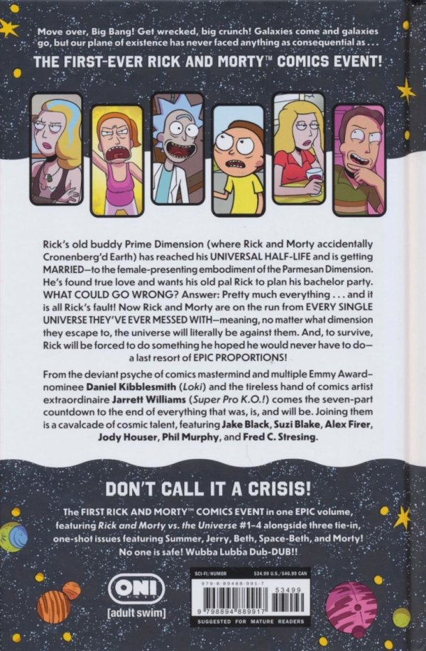 RICK AND MORTY VS THE UNIVERSE HC [9798894889917]