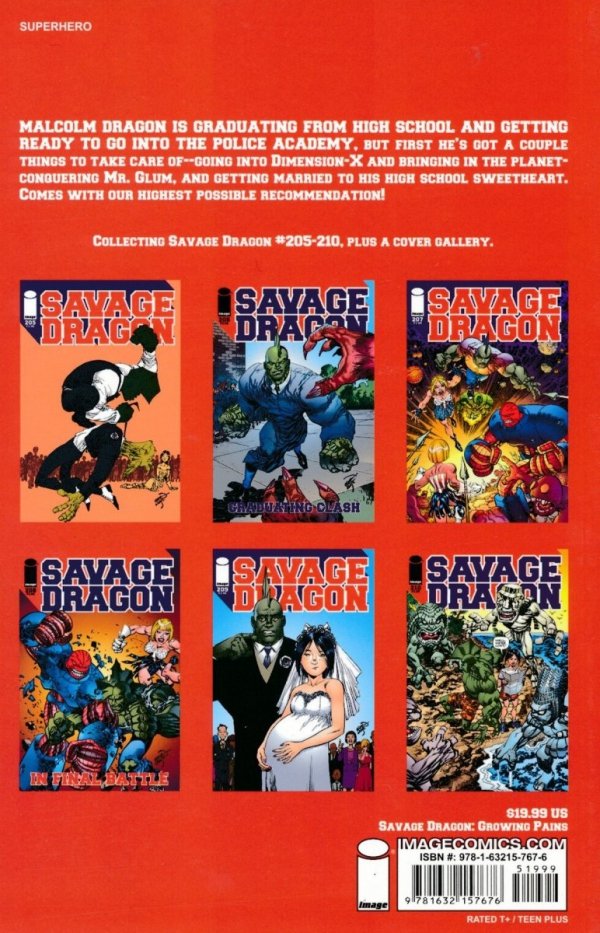SAVAGE DRAGON GROWING PAINS TP [9781632157676]