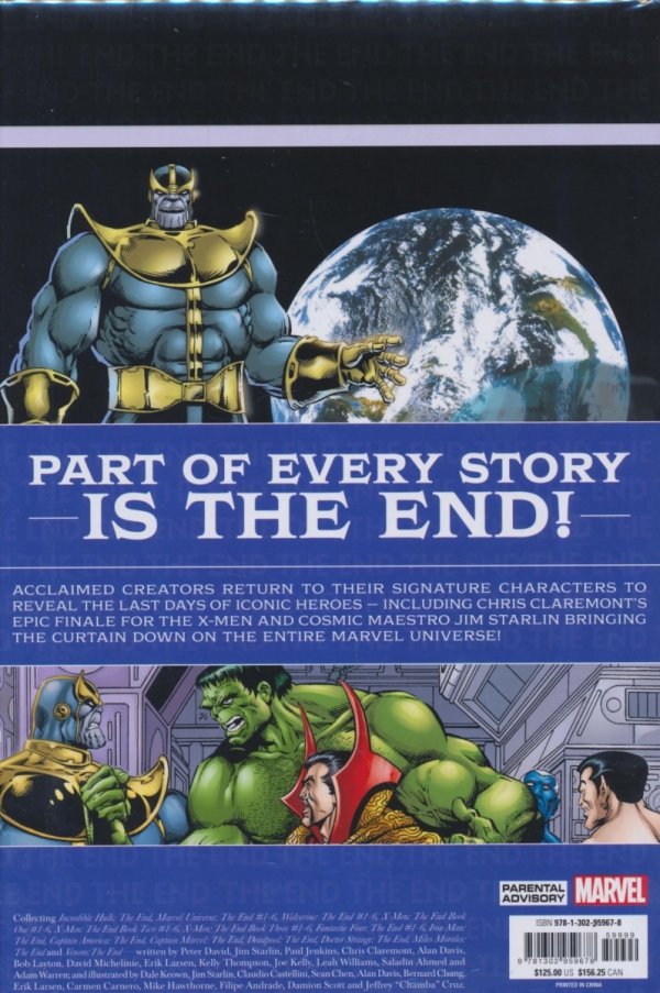 MARVEL THE END OMNIBUS HC [VARIANT] [9781302959678] **promocja TOMY**