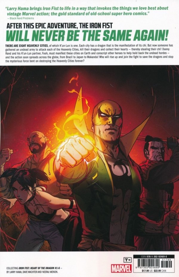 IRON FIST HEART OF THE DRAGON TP [9781302924690] **promocja TOMY**
