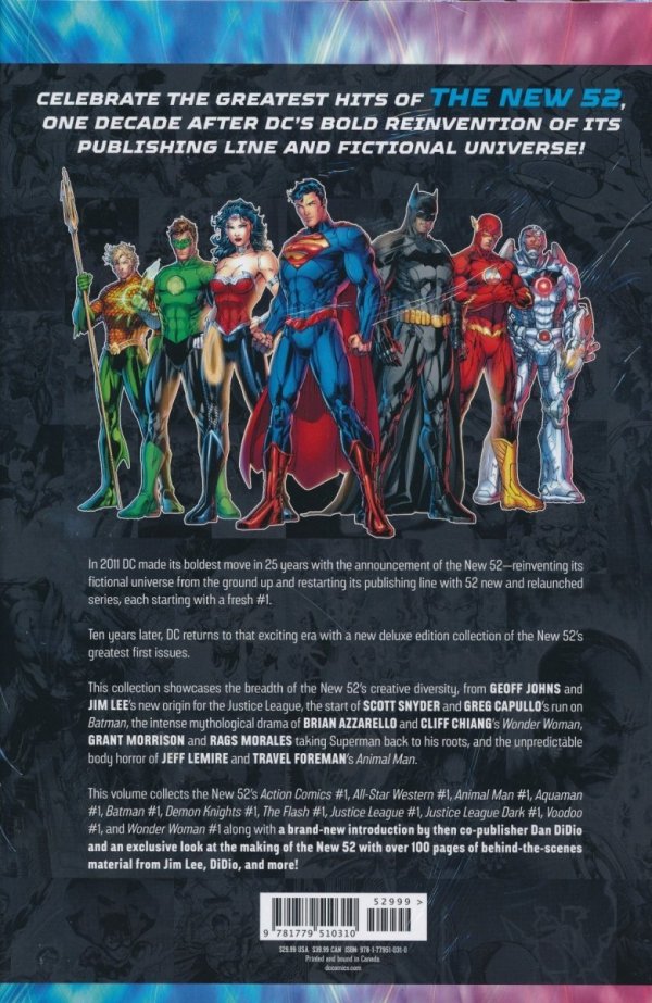 DC COMICS THE NEW 52 10TH ANNIVERSARY DELUXE EDITION HC [9781779510310] **promocja TOMY**