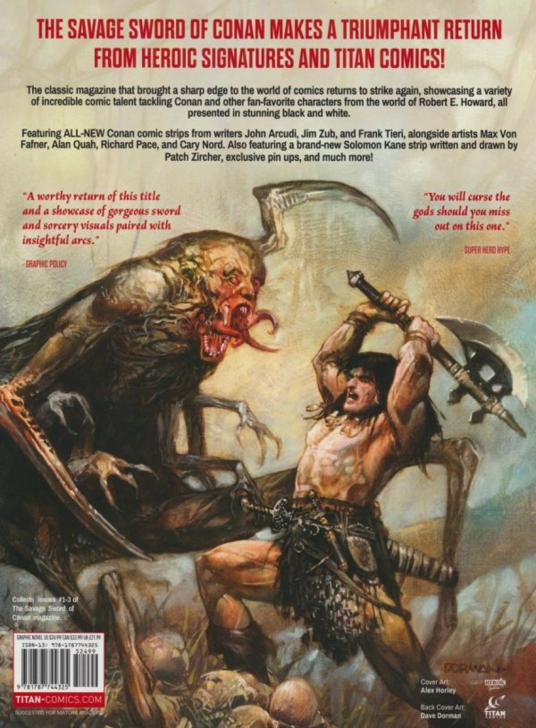 SAVAGE SWORD OF CONAN VOL 01 TP [VARIANT] [9781787744325] **promocja TOMY**