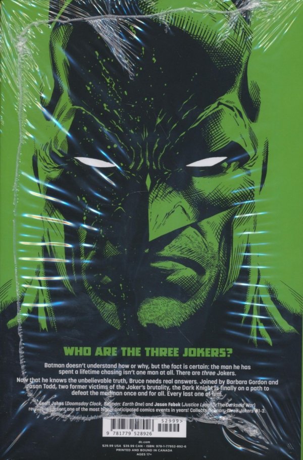 BATMAN THREE JOKERS HC [VARIANT] [9781779528926] **promocja TOMY**