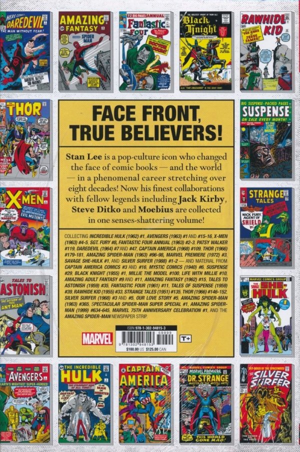 BEST MARVEL STORIES BY STAN LEE OMNIBUS HC [VARIANT] [9781302948153] **promocja TOMY**