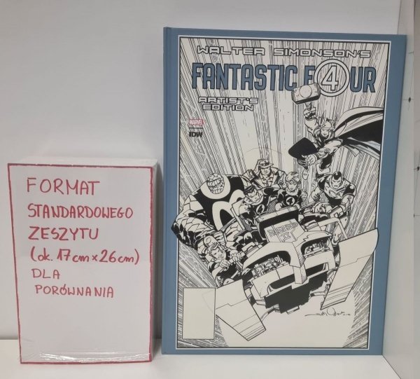 WALTER SIMONSONS FANTASTIC FOUR ARTISTS EDITION HC [9798887240350] **PROMOCJA SUPER SALE**