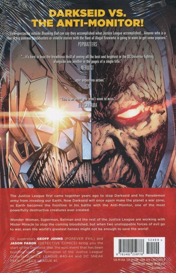 JUSTICE LEAGUE VOL 07 DARKSEID WAR PART 1 HC [9781401259778] **promocja TOMY**