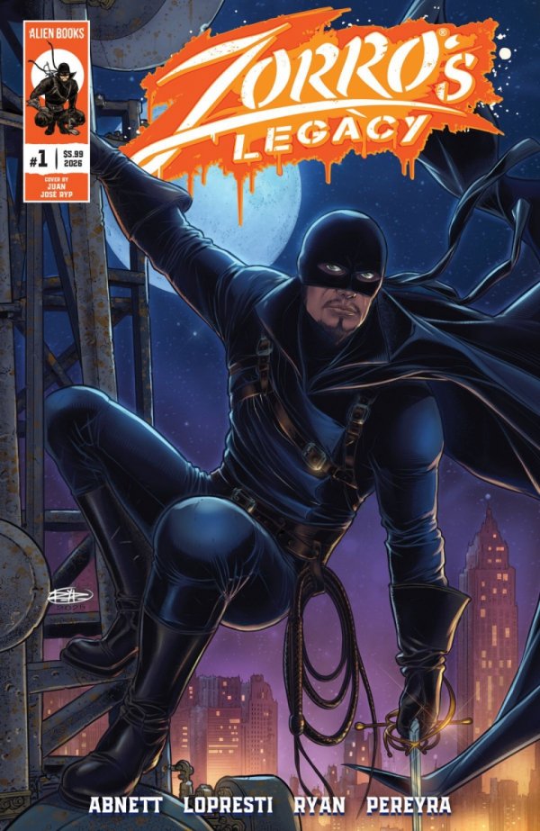 ZORROS LEGACY #1 VARIANT B RYP [73238818484200121]