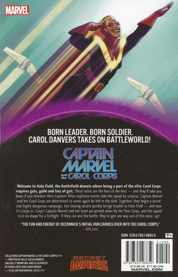 CAPTAIN MARVEL AND THE CAROL CORPS TP [9780785198659] **OFERTA SPECJALNA**