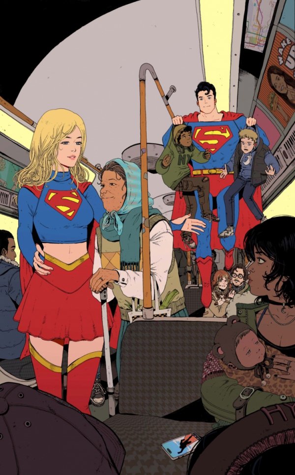 SUPERMAN UNLIMITED #15 CVR B ZOE THOROGOOD CARD STOCK VAR [76194139077201521]