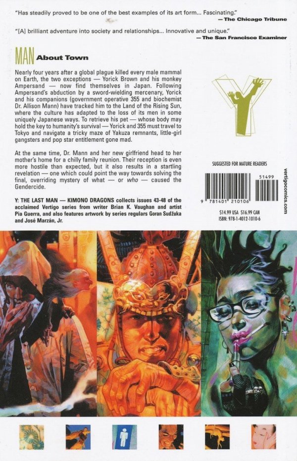 Y THE LAST MAN VOL 08 KIMONO DRAGONS TP [9781401210106]