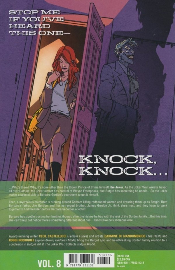 BATGIRL VOL 08 THE JOKER WAR TP [9781779521132]