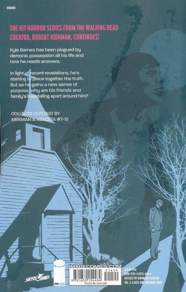 OUTCAST BY KIRKMAN AND AZACETA VOL 02 A VAST AND UNENDING RUIN TP [9781632154484] **OFERTA SPECJALNA**