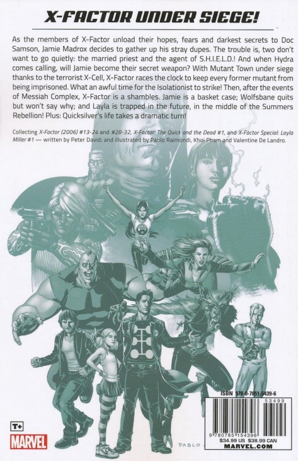 X-FACTOR BY PETER DAVID THE COMPLETE COLLECTION VOL 02 TP [9780785154396] **promocja TOMY**