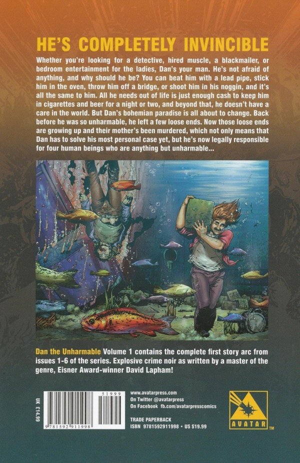DAN THE UNHARMABLE VOL 01 TP [9781592911998] **promocja TOMY**