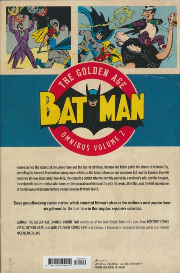 BATMAN THE GOLDEN AGE OMNIBUS VOL 02 HC [9781799500919] **promocja TOMY**
