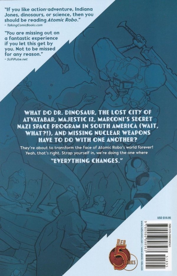 ATOMIC ROBO VOL 08 AND THE SAVAGE SWORD OF DR DINOSAUR TP [9780986898563]