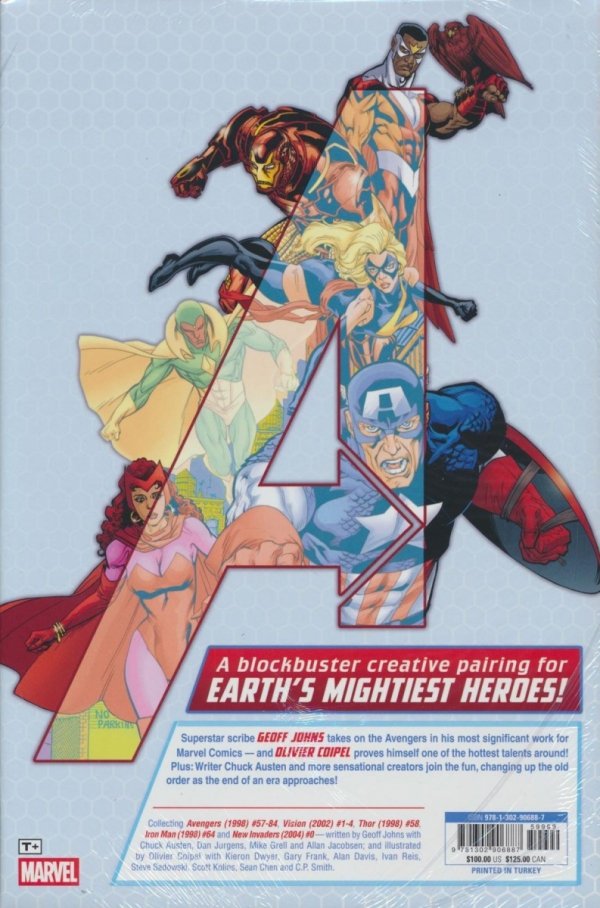 AVENGERS BY JOHNS AND COIPEL OMNIBUS HC [STANDARD] [9781302906887]